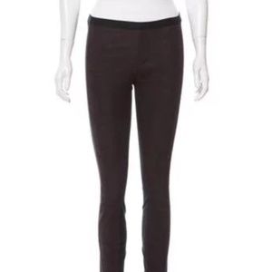 Helmut Lang Maroon leather pants